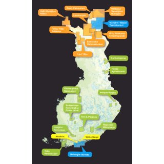 Inarijrvi Vtsri Tsarmitunturi 1:100.000 / 1:25.000