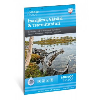 Inarijrvi Vtsri Tsarmitunturi 1:100.000 / 1:25.000