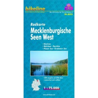 Mecklenburgische Seen West 1:75.000
