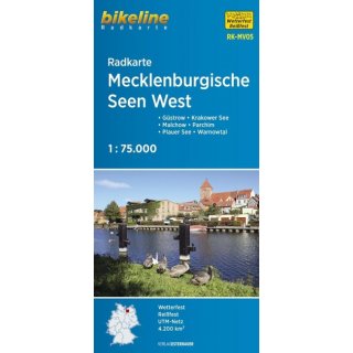 Mecklenburgische Seen West 1:75.000