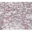 Preu&szlig;ische Staats-Eisenbahnverwaltung &Uuml;bersichtskarte Preu&szlig;en 1915 (gefaltete Karte)