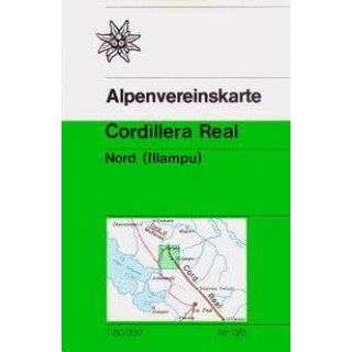 DAV Alpenvereinskarte 0/8 Cordillera Real Nord