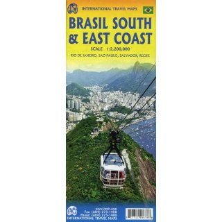 Brasil South & East Coast 1:2.200.000