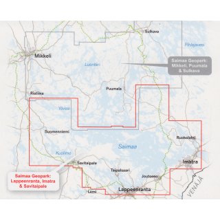 Saimaa Geopark (Sd) 1:50.000
