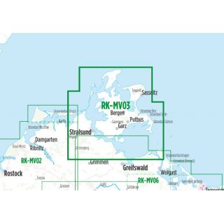 Rgen, Stralsund, Hiddensee 1:75 000