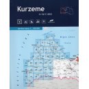 Kurzeme (Kurland) Stra&szlig;enatlas 1:100T
