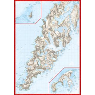 Lofoten: Moskenesya & Flakstadya 1:30.000