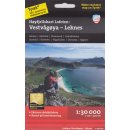 Lofoten: Vestv&aring;g&oslash;ya - Leknes 1:30.000