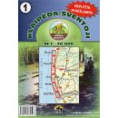 Klaipeda - Sventoji (Blatt 1)  Radkarte Litauen