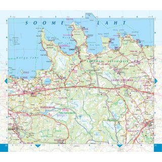 Estland Straenatlas 1:175.000