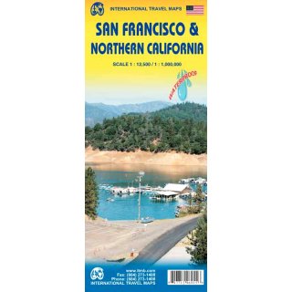 California North & San Francisco 1:1.000.000
