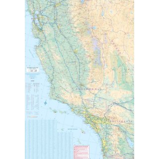California South Coast & Los Angeles 1:800.000/1:15.000