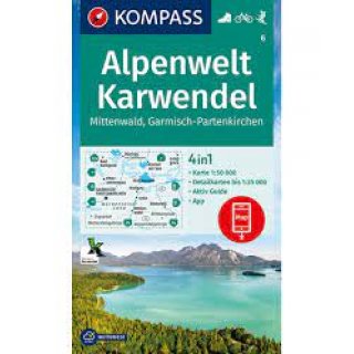 WK    6 Alpenwelt Karwendel Mittenwald, Garmisch-Partenkirchen 1:50.000