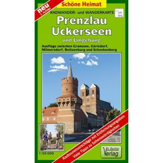 214 Prenzlau, Uckerseen und Umgebung 1:50 000