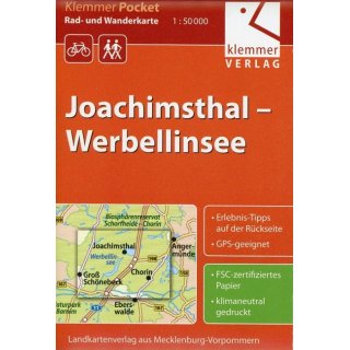 302 Joachimsthal - Werbellinsee 1 : 50 000