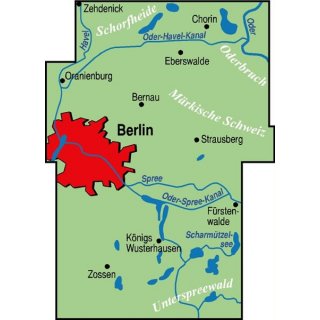 Berlin und Umgebung mit Knotenpunktnetz 1:75.000