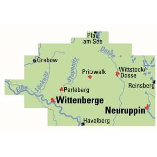 Radlerparadies Prignitz 1:75.000