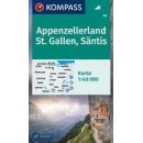 WK  112 Appenzellerland, St. Gallen, Sntis 1:40 000