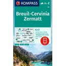 WK   87 Breuil-Cervinia, Zermatt 1:50 000