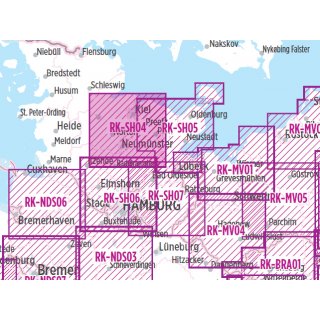Kiel, Neumnster, Rendsburg 1:75.000