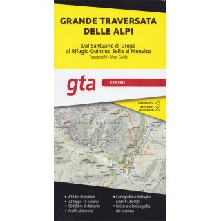 gta Grande Traversata Delle Alpi (2) 1:25.000