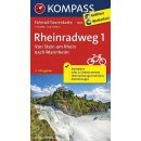 Kompass Leporello Rheinradweg 1