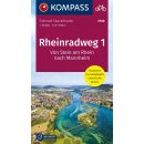 Kompass Leporello Rheinradweg 1
