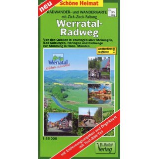 Werratal-Radweg 1:35 000