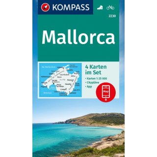 Mallorca 4 Karten im Set