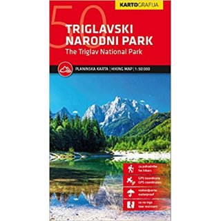Triglav Nationalpark 1:50.000 Wanderkarte