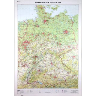 Deutschland bersichtskarte 1:750.000