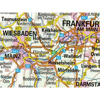 Deutschland Übersichtskarte 1:750.000