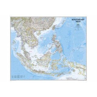 Sdostasien politisch Wandkarte