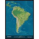 Kontinentalkarte Sdamerika physisch/politisch