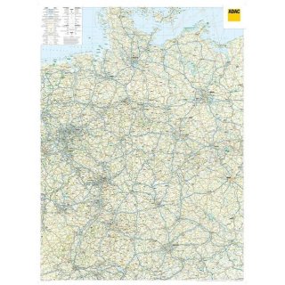 ADAC Länderkarte Deutschland  plano