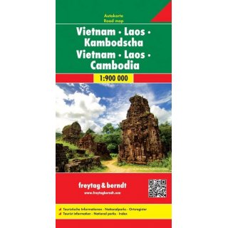 Vietnam - Laos - Kambodscha 1:900.000