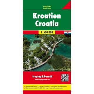 Kroatien Autokarte