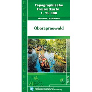 08 Oberspreewald. 1:25.000