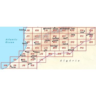 J 12 Agadir, Taghazout, Imouzzer 1: 120 000